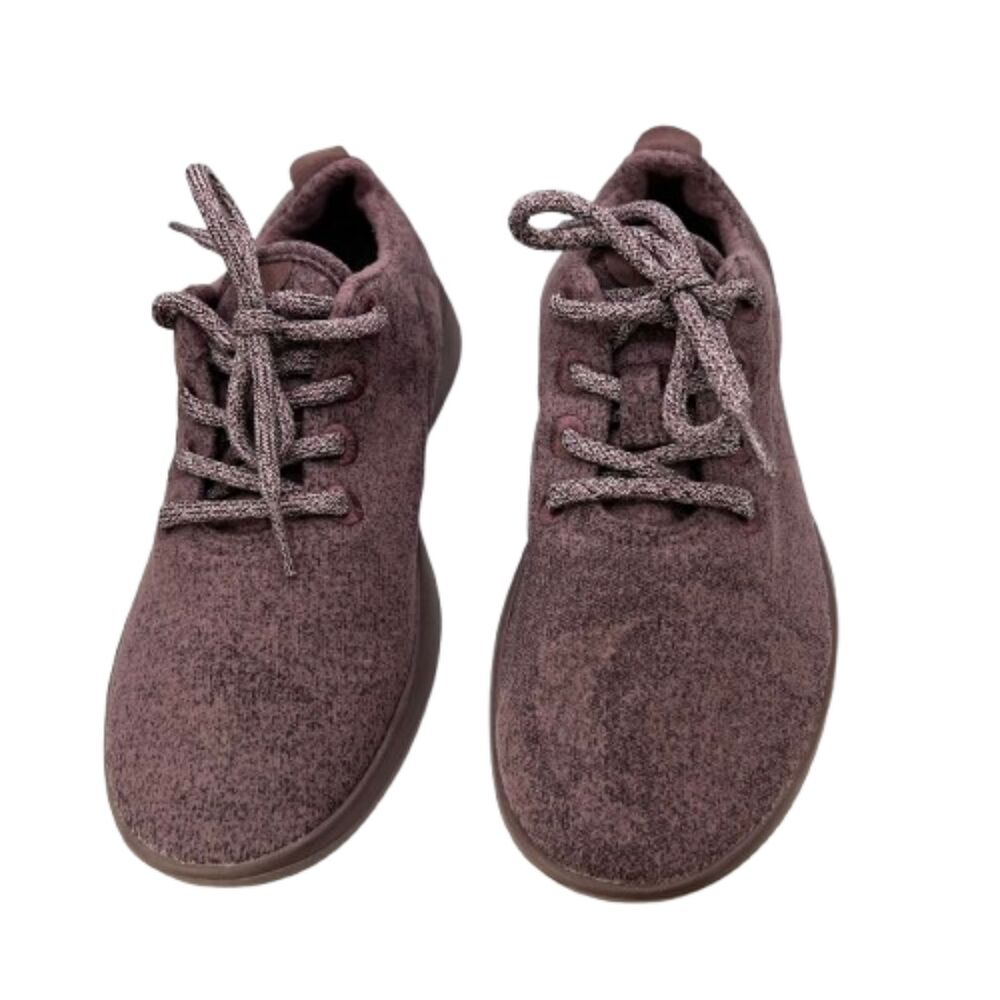 Allbirds Women’s Wool Runners Purple Wool Sneakers Korea Made Size 7 - Picture 7 of 8